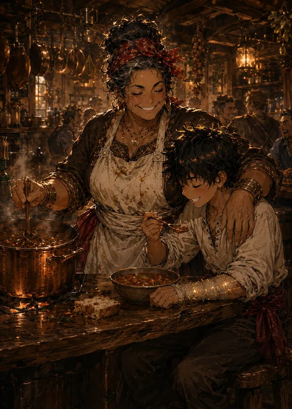 Mama Zia, Tenancière